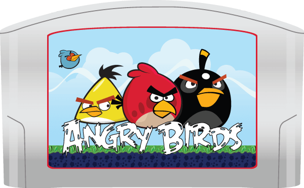 Angry Birds Video Game Cartridge