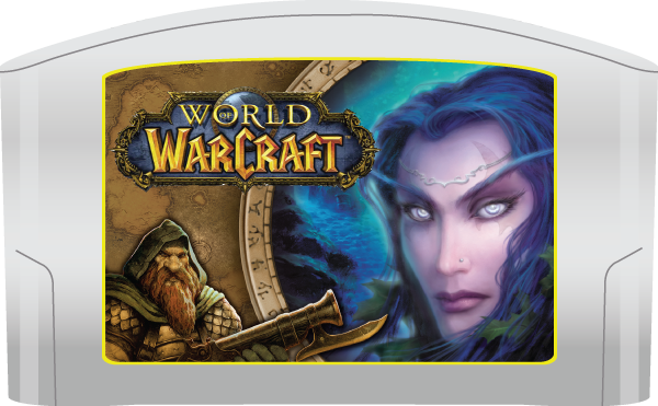 World of WarCraft Video Game Cartridge