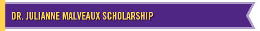 Dr. Julianne Malveaux Scholarship