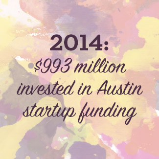 $993 million was invested in austin startups in 2014. 